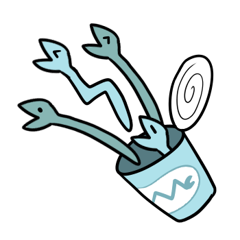 Ghost Snakes In A Can